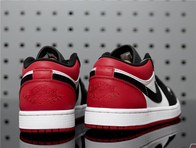 Air Jordan 1 Low "Black Toe" 553558-116