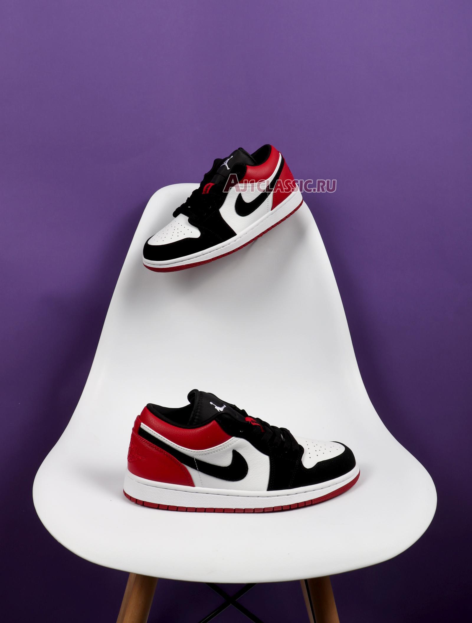 Air Jordan 1 Low "Black Toe" 553558-116