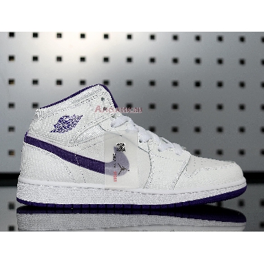 Air Jordan 1 Retro High White Court Purple 332148-137 White/Crt Purple-Lt Rtr-White Sneakers