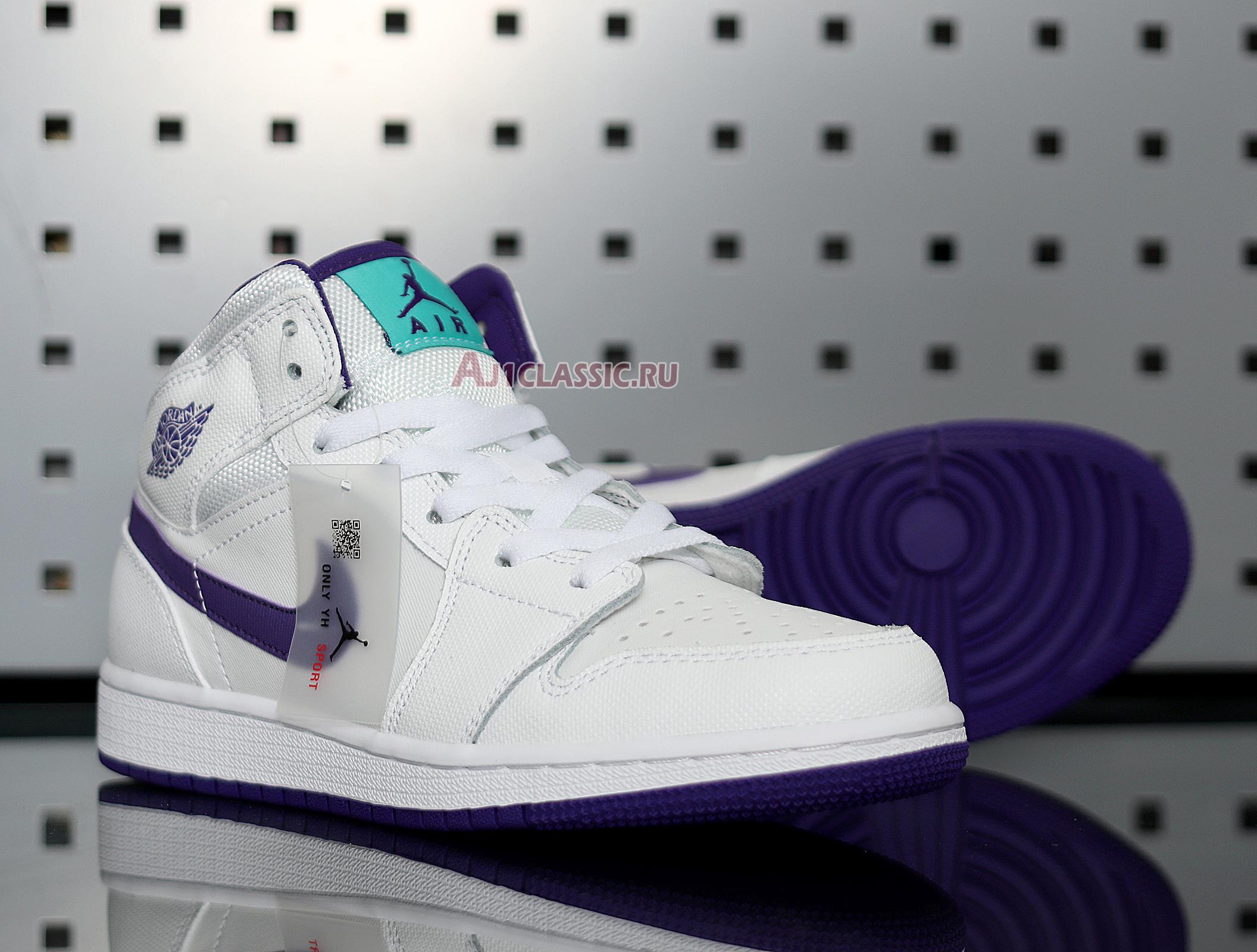 Air Jordan 1 Retro High "White Court Purple" 332148-137