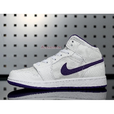 Air Jordan 1 Retro High White Court Purple 332148-137 White/Crt Purple-Lt Rtr-White Sneakers