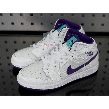 Air Jordan 1 Retro High White Court Purple 332148-137 White/Crt Purple-Lt Rtr-White Sneakers