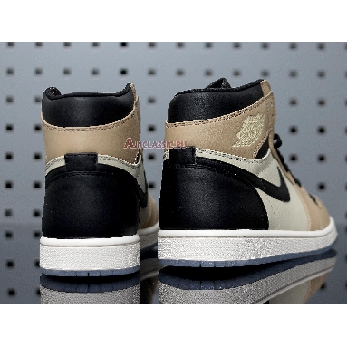 Air Jordan 1 High Premium Fossil AH7389-003 Black/Fossil-Pale Ivory Sneakers