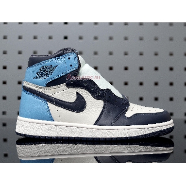 Air Jordan 1 Retro High OG Obsidian 555088-140 Sail/Obsidian-University Blue Sneakers