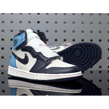 Air Jordan 1 Retro High OG Obsidian 555088-140 Sail/Obsidian-University Blue Sneakers