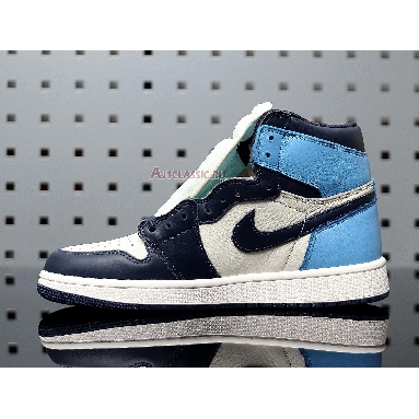 Air Jordan 1 Retro High OG Obsidian 555088-140 Sail/Obsidian-University Blue Sneakers