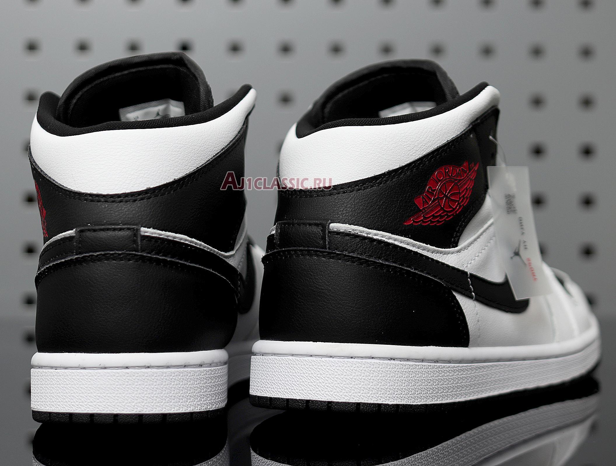 New Air Jordan 1 Mid "White Black" BQ6472-101 Shoes