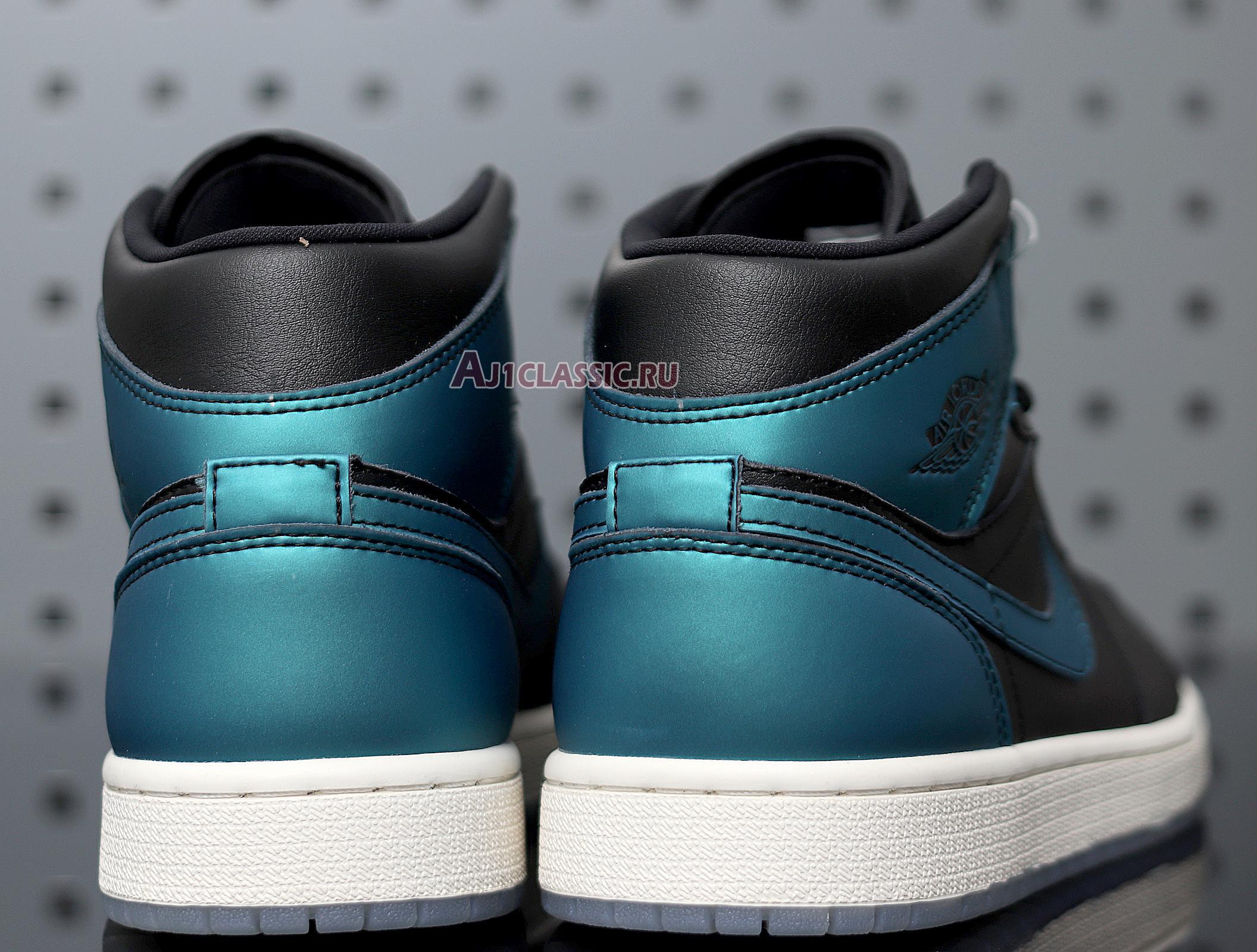 New Air Jordan 1 Mid "Metallic Turquoise" BQ6472-009 Shoes