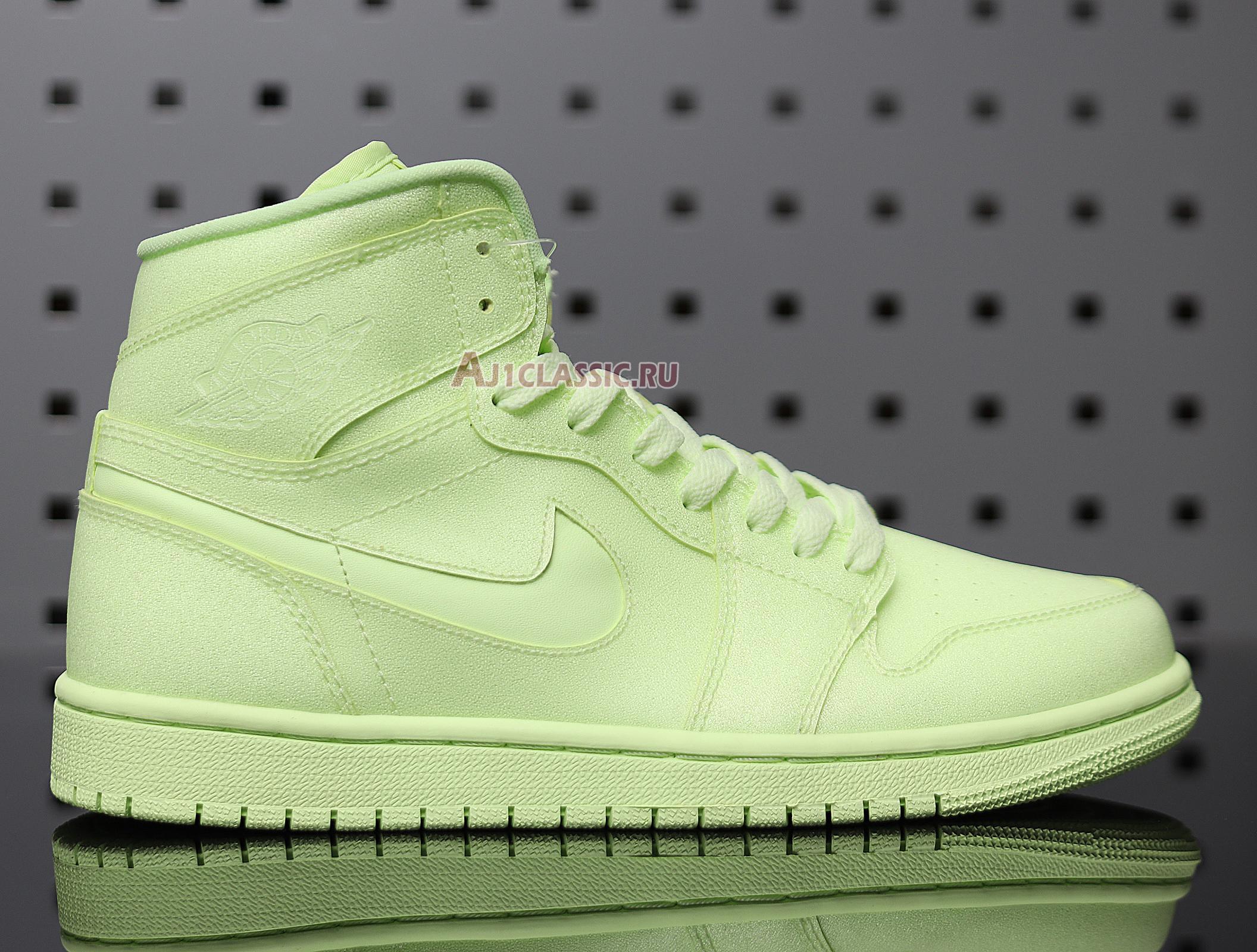 New Air Jordan 1 High Premium "Barely Volt" AH7389-700 Shoes