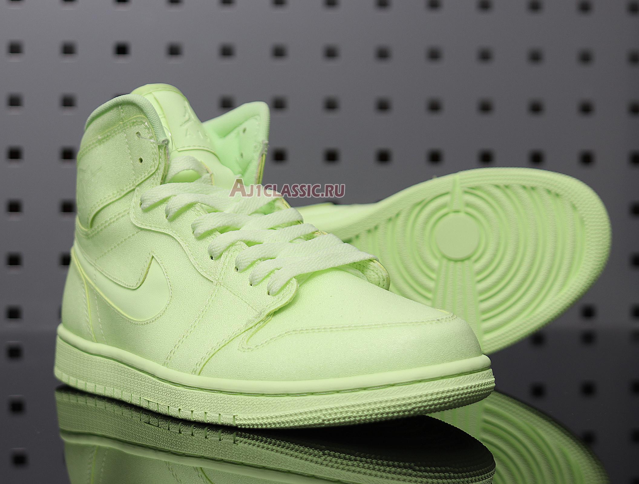 New Air Jordan 1 High Premium "Barely Volt" AH7389-700 Shoes