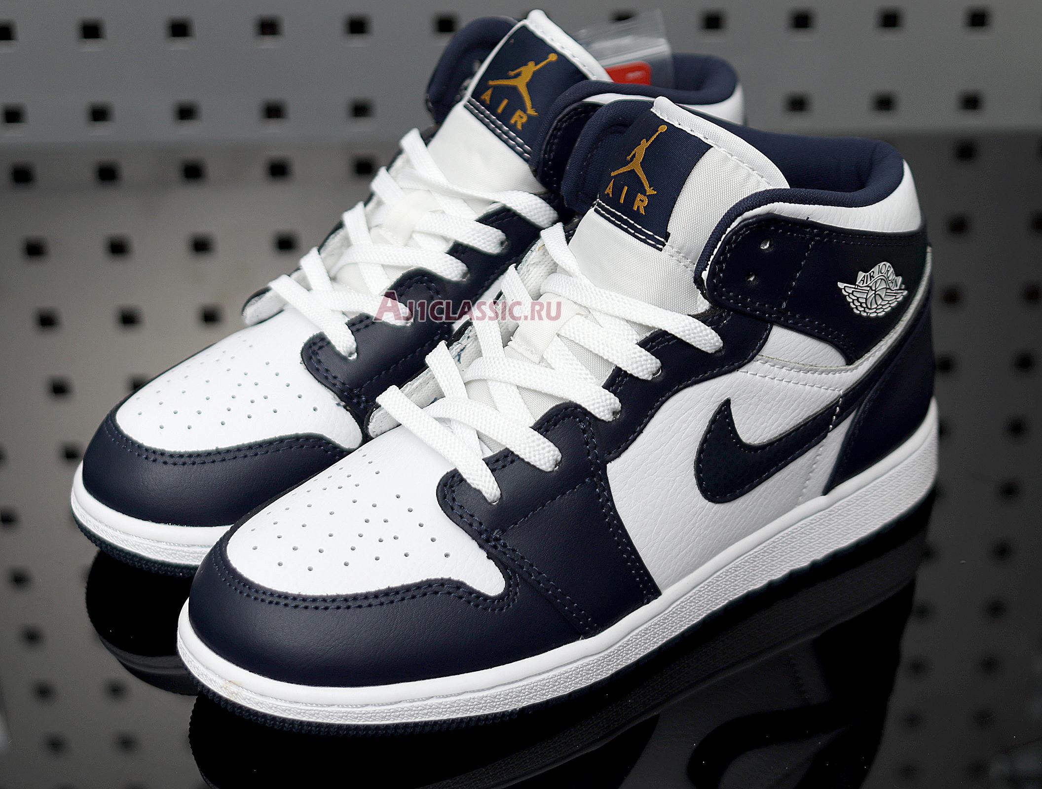 Air Jordan 1 Mid "Obsidian" 554724-174