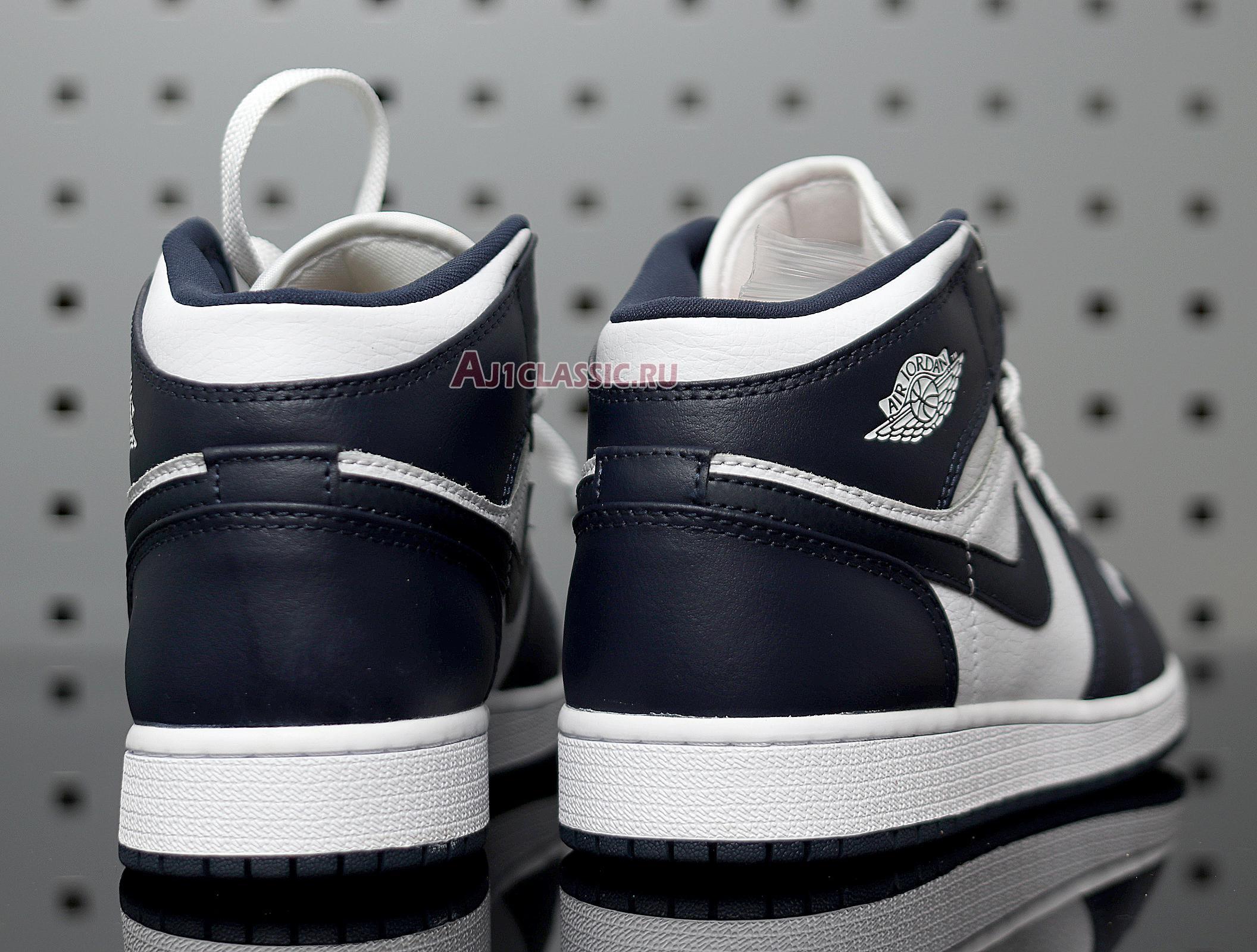 New Air Jordan 1 Mid "Obsidian" 554724-174 Shoes