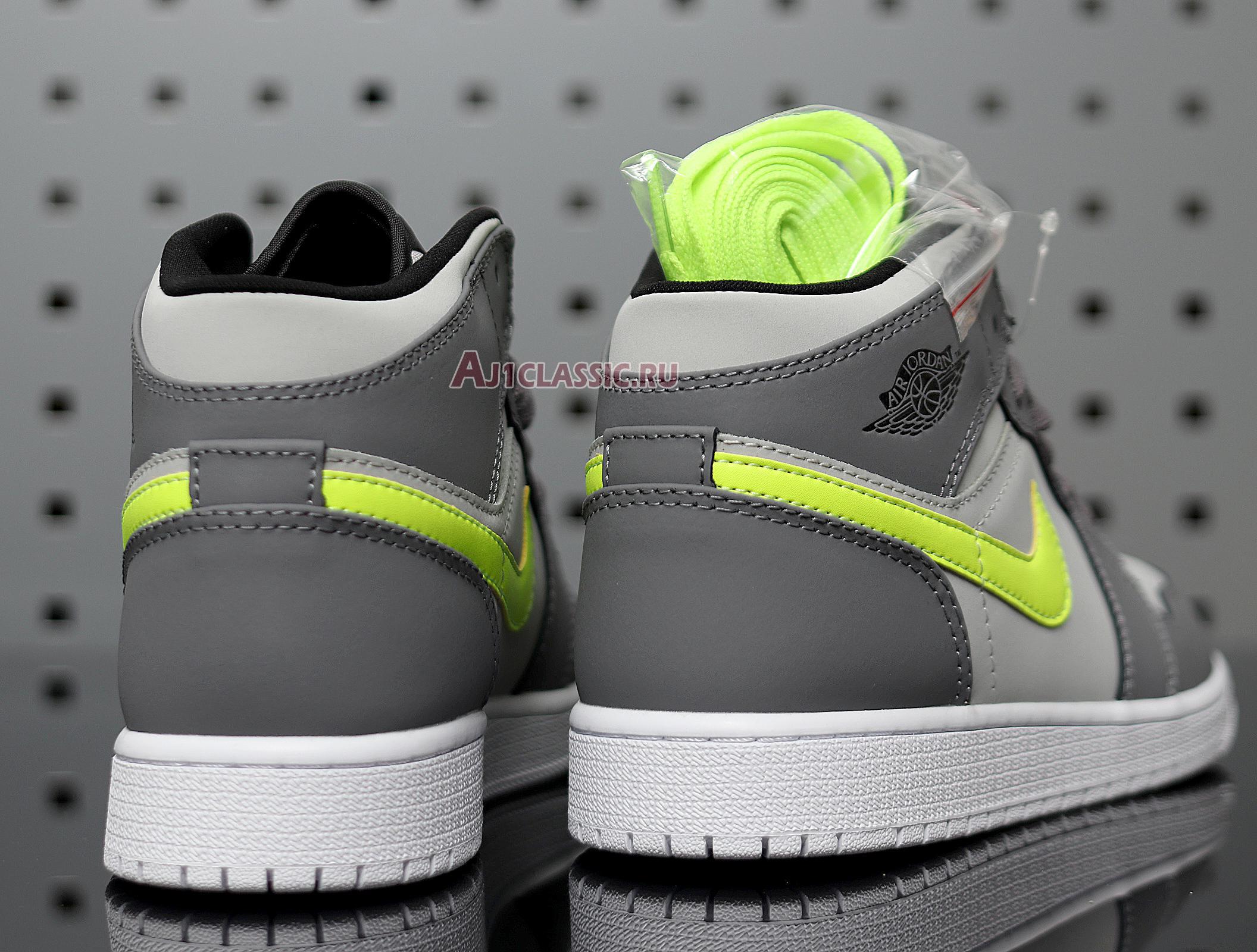 Air Jordan 1 Mid "Grey Volt" 554724-072