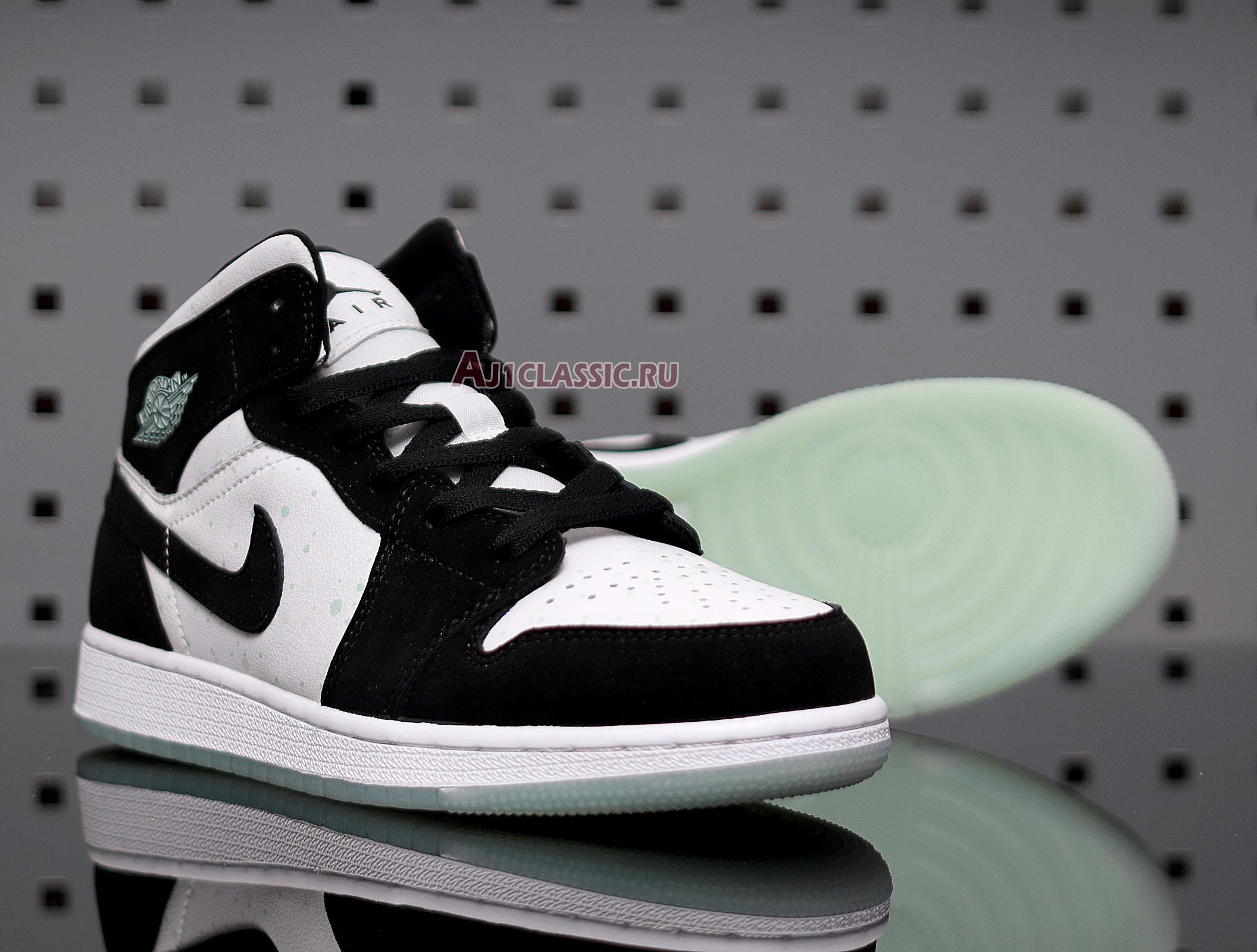 New Air Jordan 1 Mid SE "Glow in the Dark Panda" BQ6931-103 Shoes