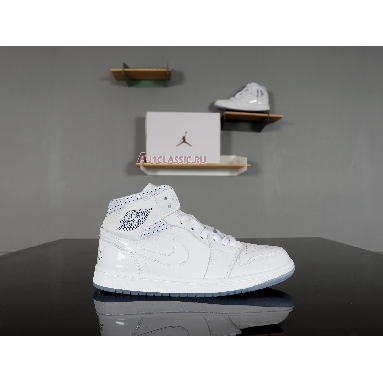 Air Jordan 1 Mid Unité Totale CI9100-100 White/Metallic Red Bronze-Midnight Navy Sneakers