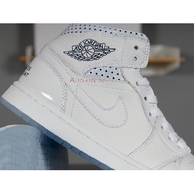 Air Jordan 1 Mid Unité Totale CI9100-100 White/Metallic Red Bronze-Midnight Navy Sneakers