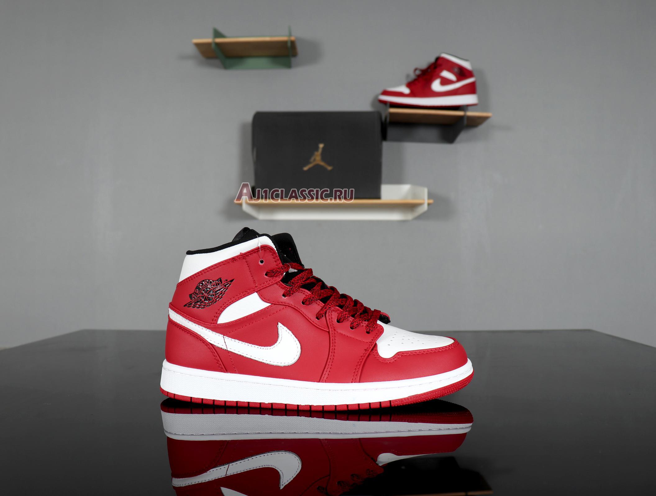 New Air Jordan 1 Mid "Gym Red" 554724-605 Shoes