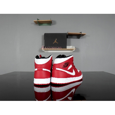 Air Jordan 1 Mid Gym Red 554724-605 Gym Red/White Mens Womens Shoes