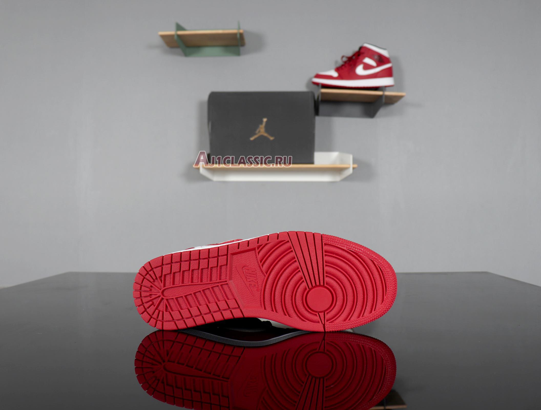 New Air Jordan 1 Mid "Gym Red" 554724-605 Shoes