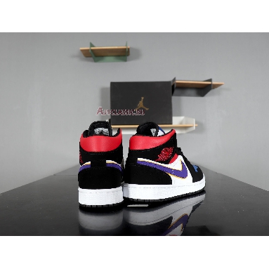 Air Jordan 1 Mid SE Rivals 852542-005 Field Purple/White-Gym Red Mens Womens Shoes