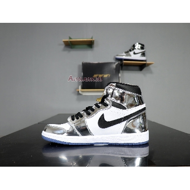 Air Jordan 1 Retro High Pass the Torch AQ7476-016 Chrome/White/Turbo Green/Black Sneakers