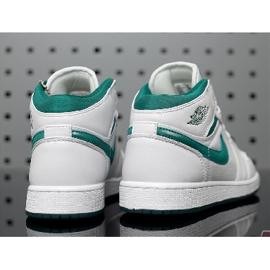 Air Jordan 1 Mid Mystic Green CD6759-103 White/Mystic Green Sneakers