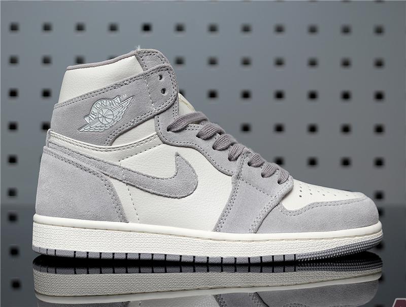 New Air Jordan 1 High Premium "Atmosphere Grey" AH7389-101 Shoes