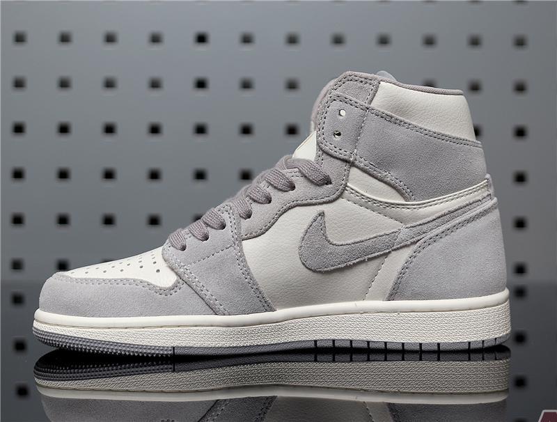 New Air Jordan 1 High Premium "Atmosphere Grey" AH7389-101 Shoes