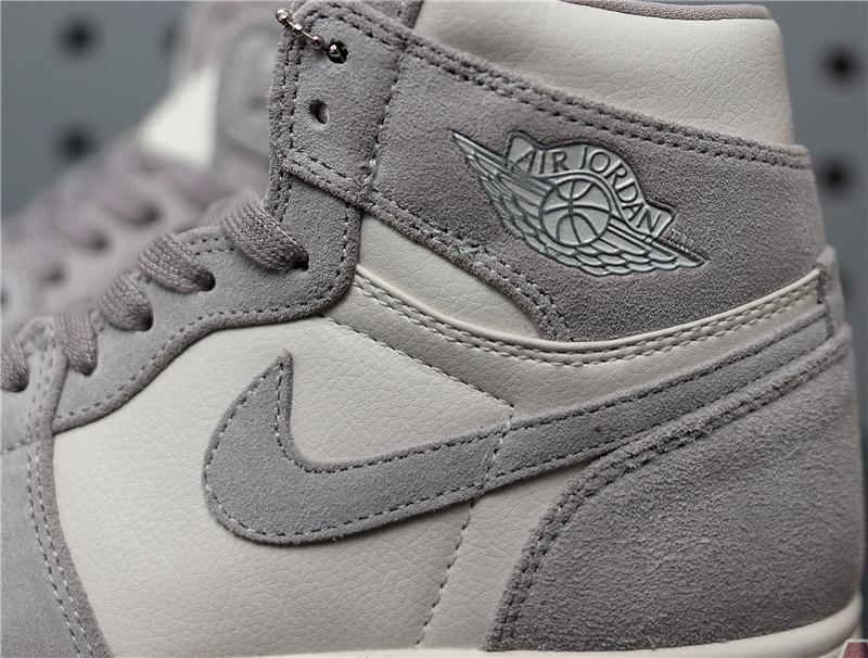 New Air Jordan 1 High Premium "Atmosphere Grey" AH7389-101 Shoes