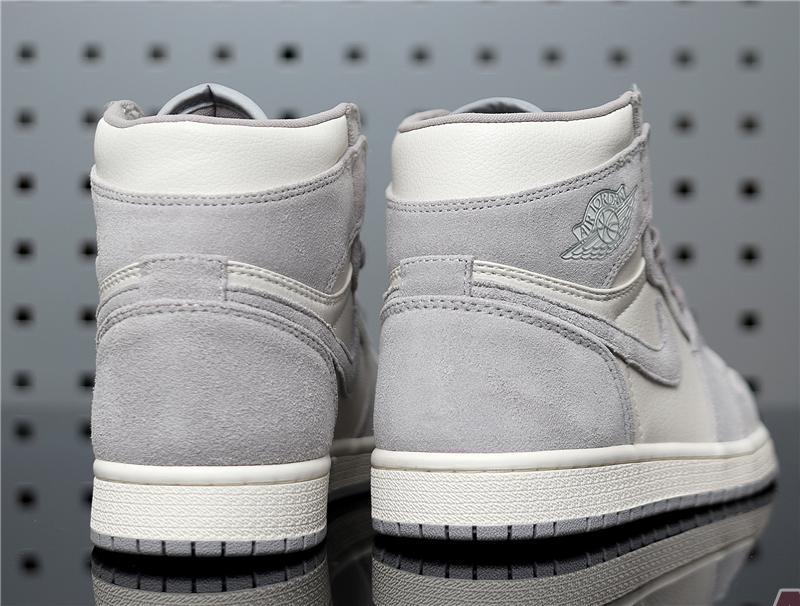 New Air Jordan 1 High Premium "Atmosphere Grey" AH7389-101 Shoes