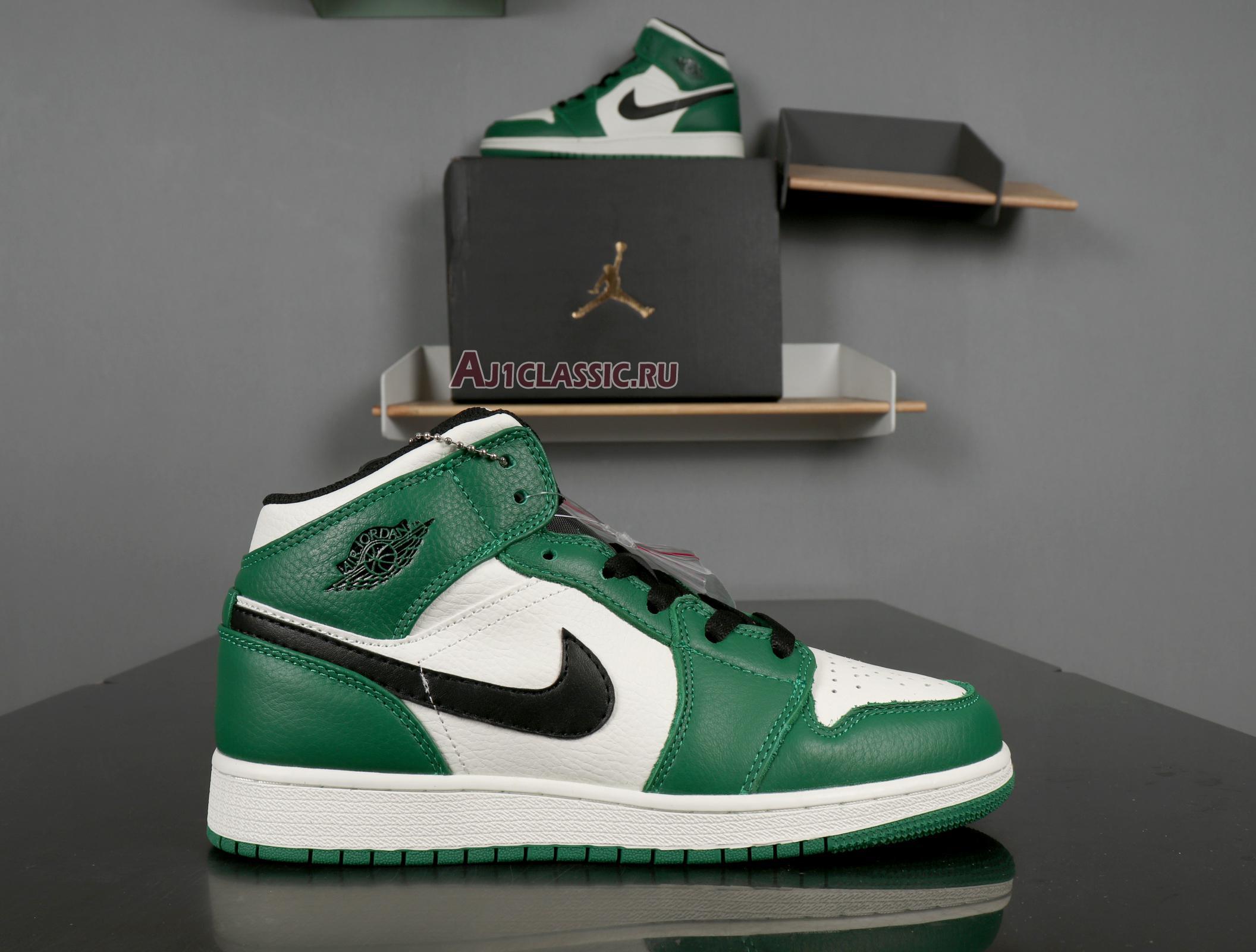 New Air Jordan 1 Mid "Pine Green" 852542-301 Shoes