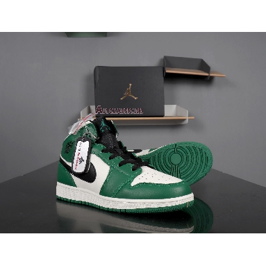 Air Jordan 1 Mid Pine Green 852542-301 Pine Green/Sail-Black Sneakers