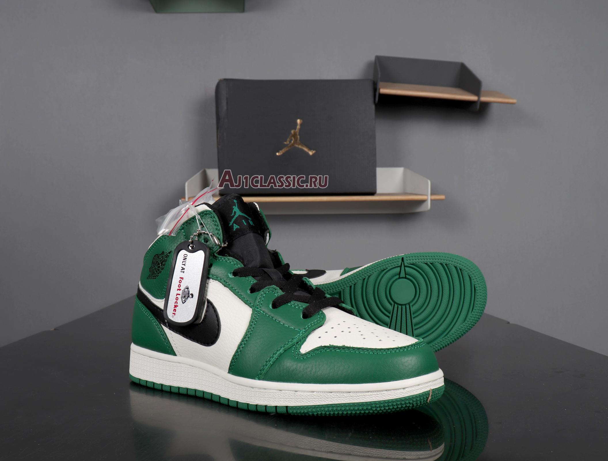 New Air Jordan 1 Mid "Pine Green" 852542-301 Shoes