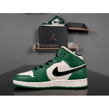 Air Jordan 1 Mid Pine Green 852542-301 Pine Green/Sail-Black Sneakers