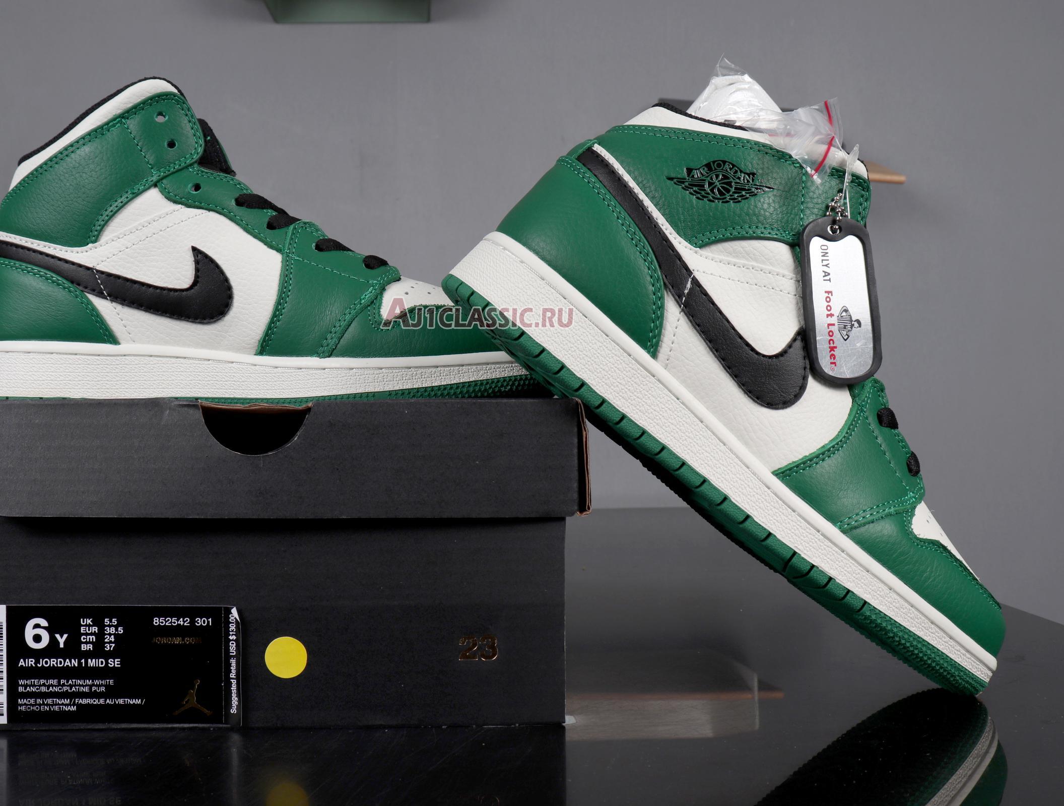 Air Jordan 1 Mid "Pine Green" 852542-301