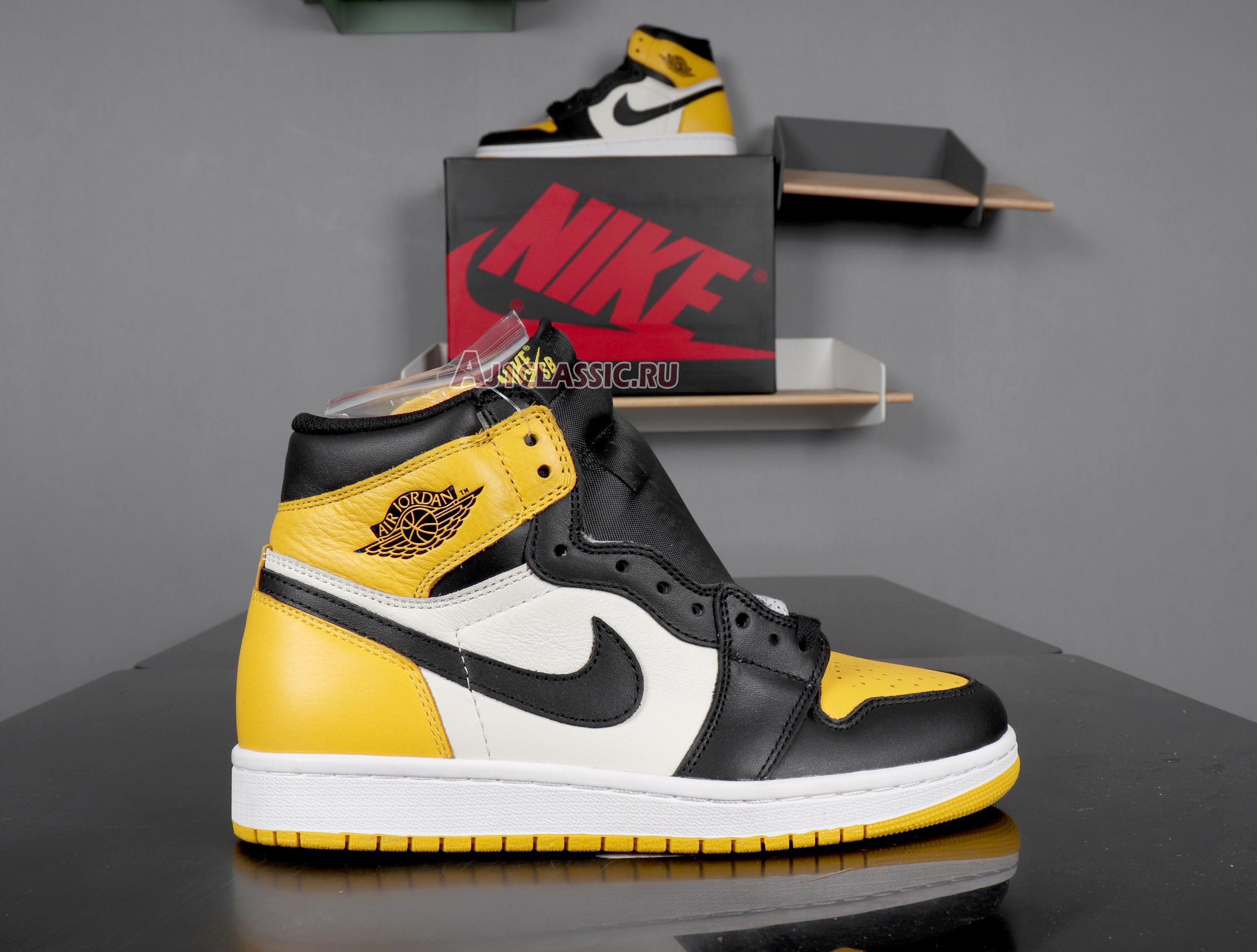 New Air Jordan 1 Retro High OG "Yellow Toe" AR1020-700 Shoes