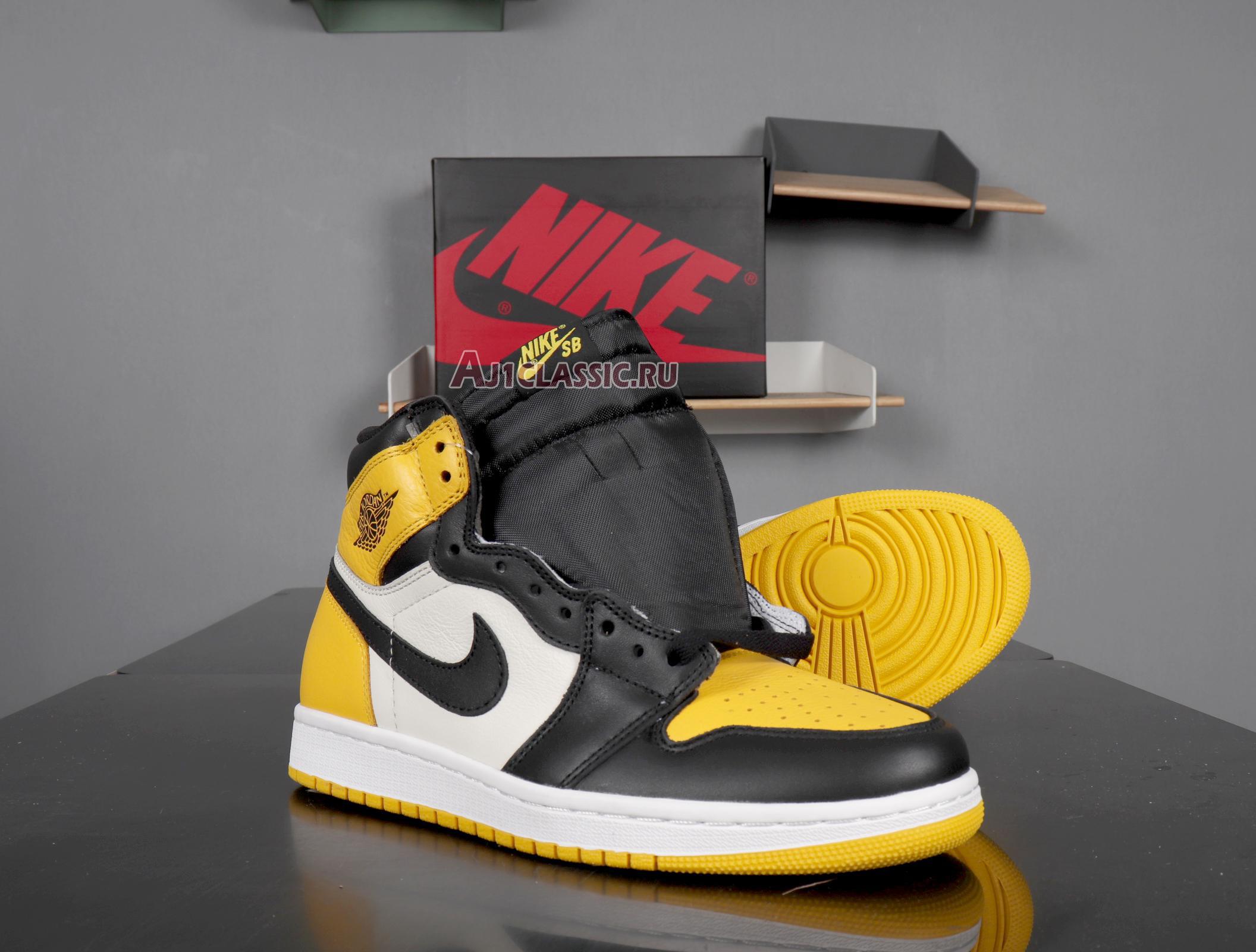 New Air Jordan 1 Retro High OG "Yellow Toe" AR1020-700 Shoes