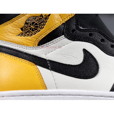 Air Jordan 1 Retro High OG Yellow Toe AR1020-700 Black/Yellow/White Sneakers