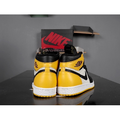 Air Jordan 1 Retro High OG Yellow Toe AR1020-700 Black/Yellow/White Sneakers