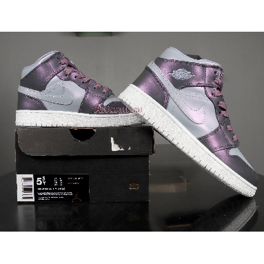 Air Jordan 1 Mid GS Metallic Purple AV5174-400 Metallic Purple/White/Black Sneakers