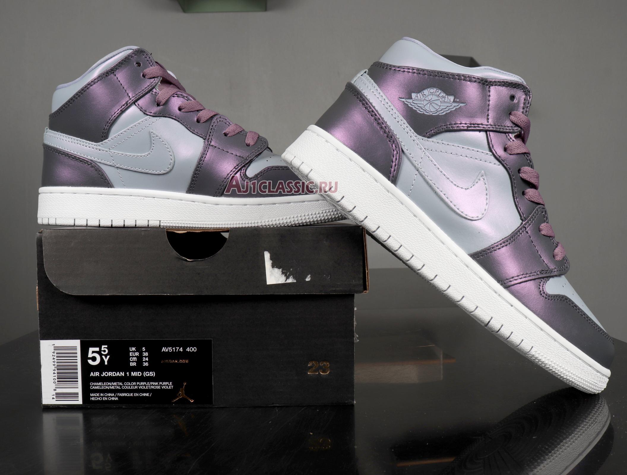 Air Jordan 1 Mid GS "Metallic Purple" AV5174-400