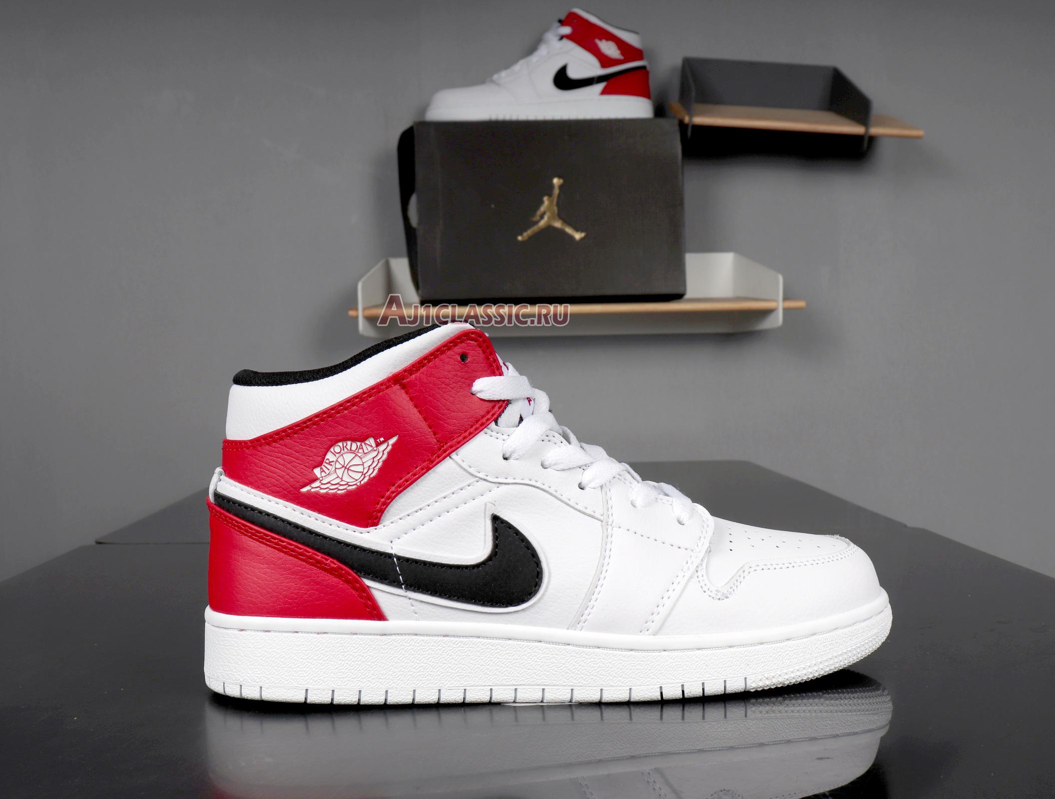 Air Jordan 1 Mid "White Chicago" 554724-116