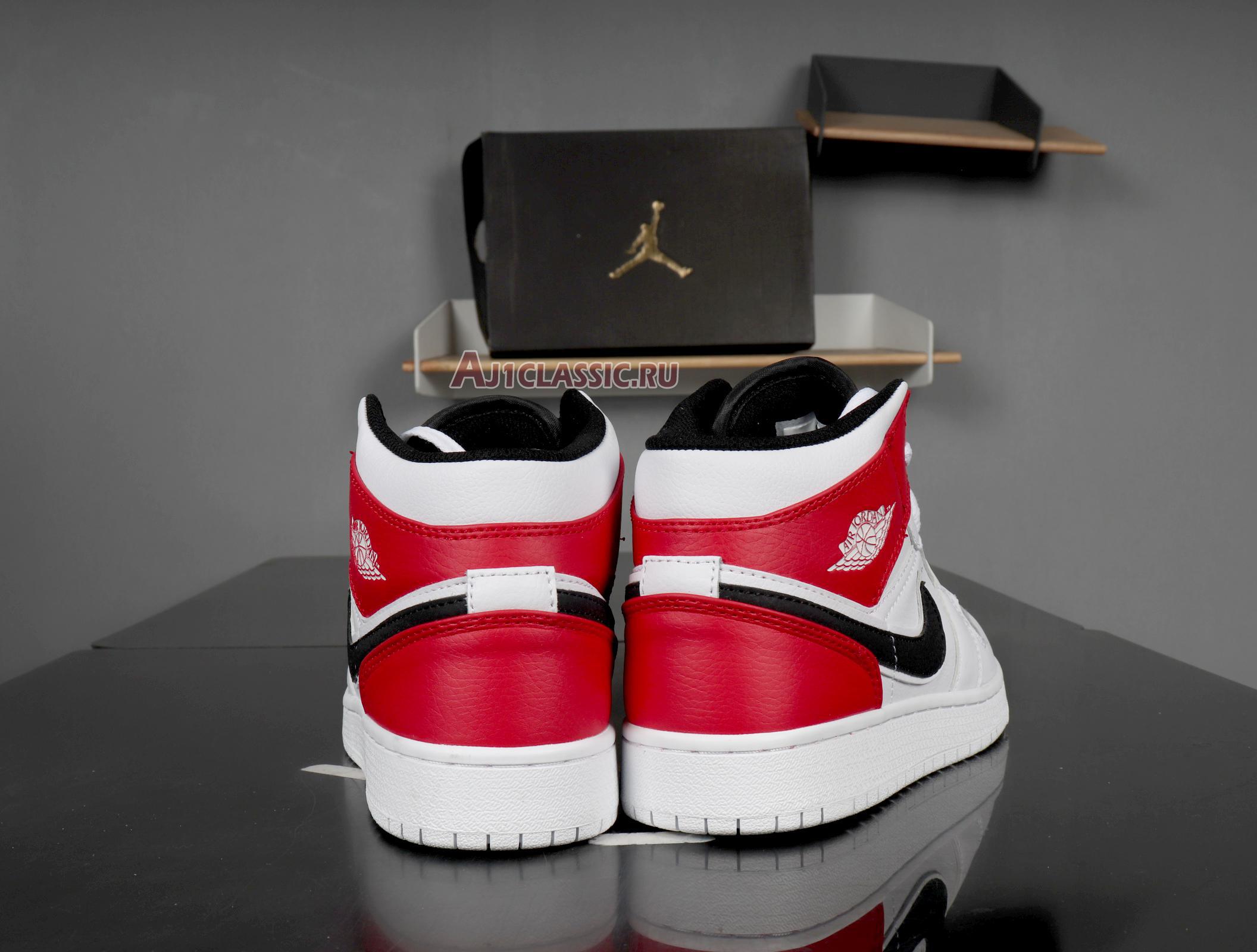 Air Jordan 1 Mid "White Chicago" 554724-116