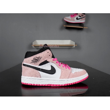 Air Jordan 1 Mid SE Crimson Tint 852542-801 Crimson Tint/Black-Sail-Hyper Pink Sneakers