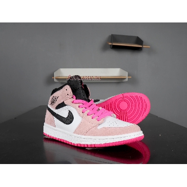 Air Jordan 1 Mid SE Crimson Tint 852542-801 Crimson Tint/Black-Sail-Hyper Pink Sneakers