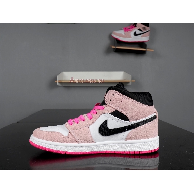 Air Jordan 1 Mid SE Crimson Tint 852542-801 Crimson Tint/Black-Sail-Hyper Pink Sneakers