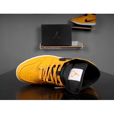 Air Jordan 1 Mid Taxi Yellow 554724-700 University Gold/White/Black/Yellow Sneakers