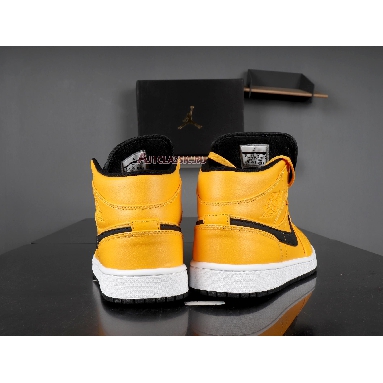 Air Jordan 1 Mid Taxi Yellow 554724-700 University Gold/White/Black/Yellow Mens Womens Shoes