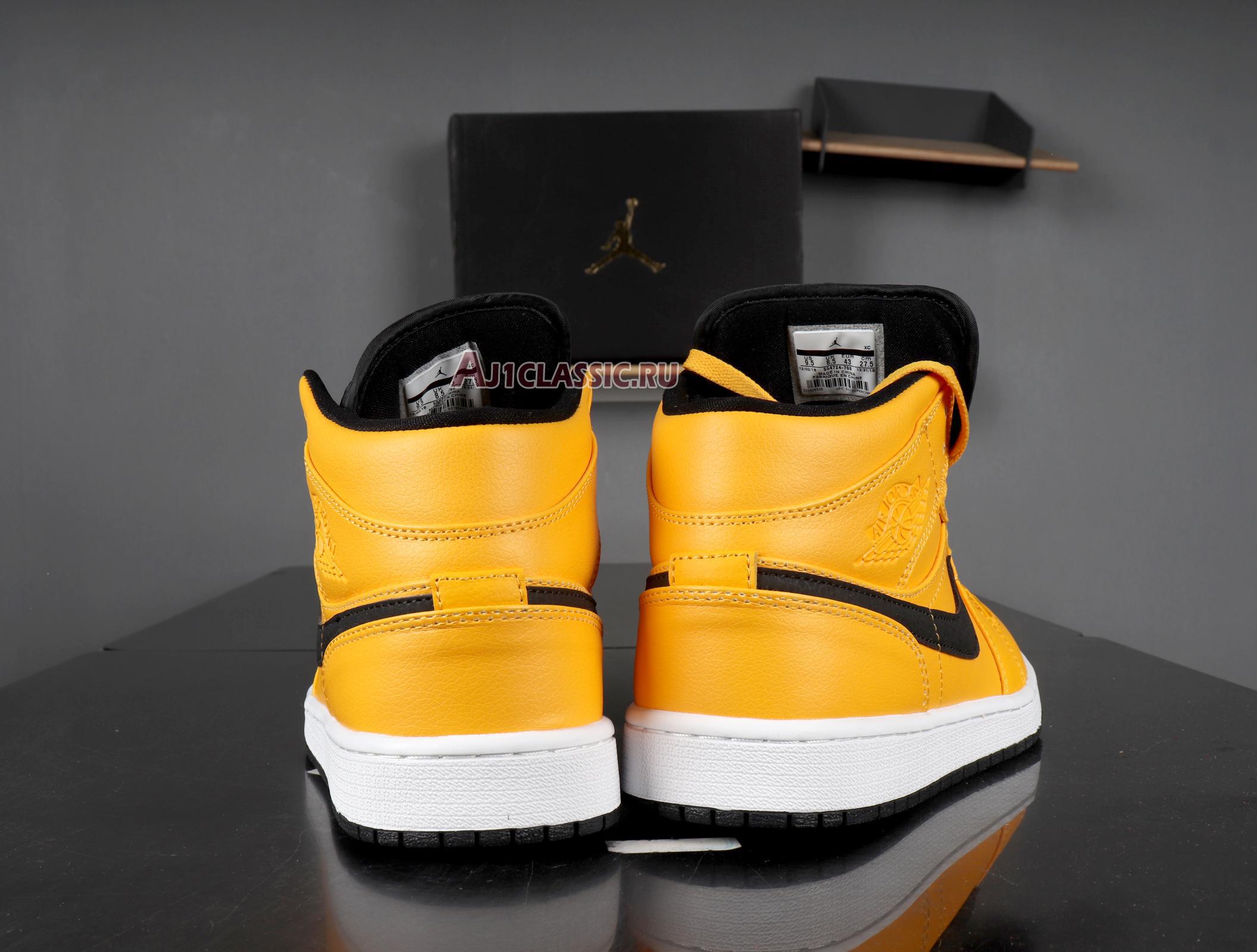 Air Jordan 1 Mid "Taxi Yellow" 554724-700