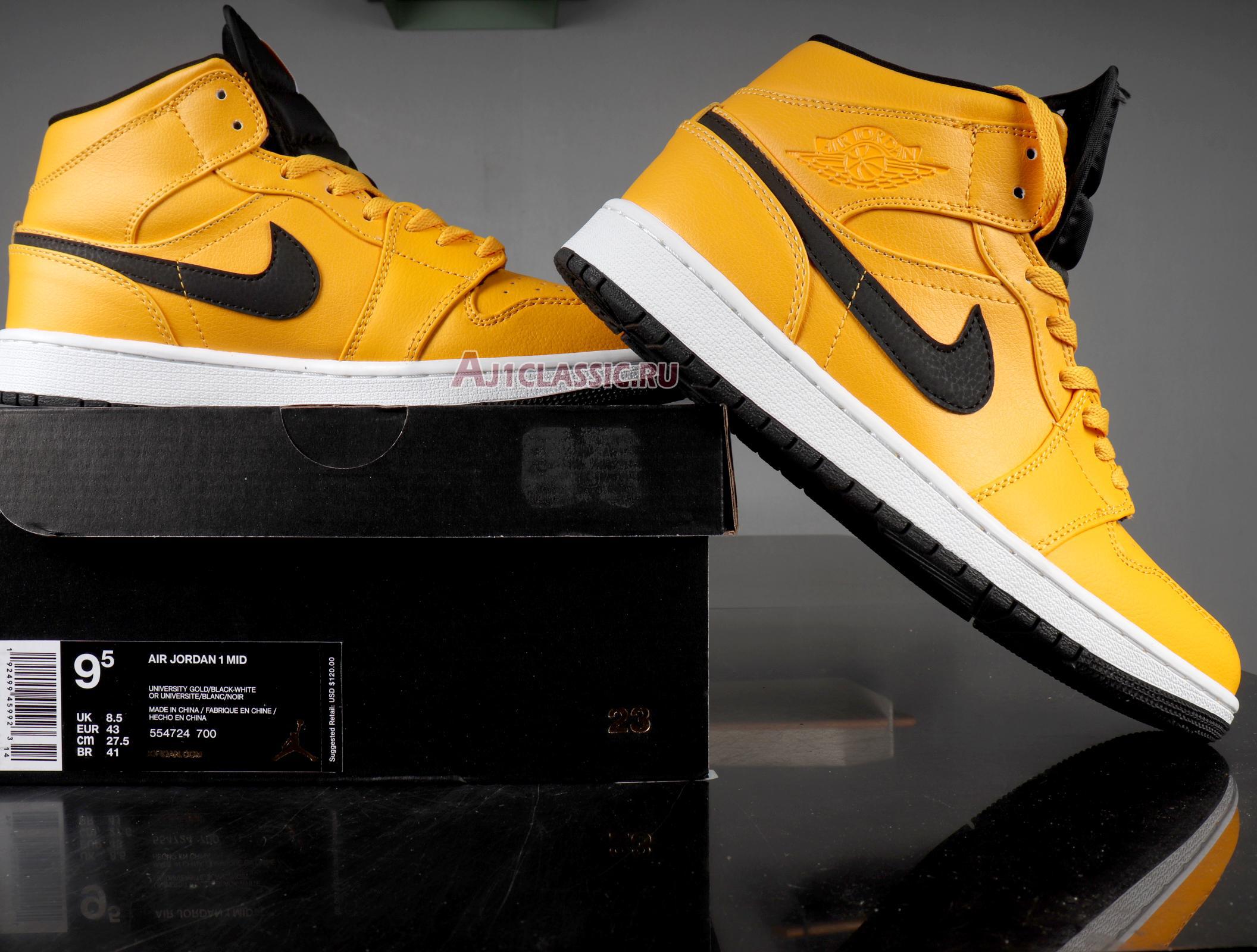 Air Jordan 1 Mid "Taxi Yellow" 554724-700